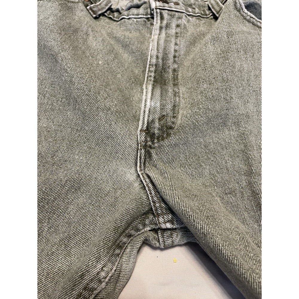 Vintage Levi's 550 Jeans 36x34  Straight Fit Green Stone Wash 1992‎ USA - Picture 12 of 16